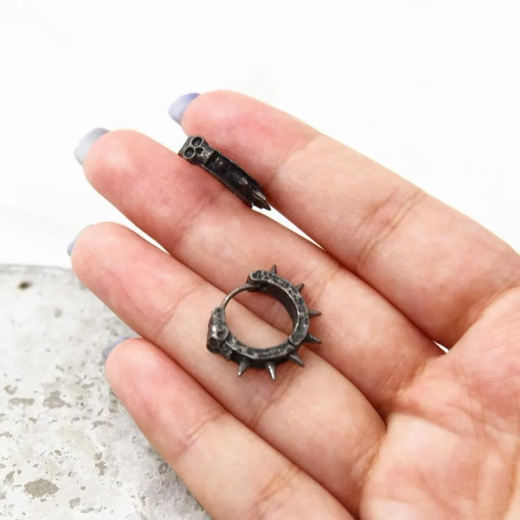 Skull Spike Hoops - Image 3