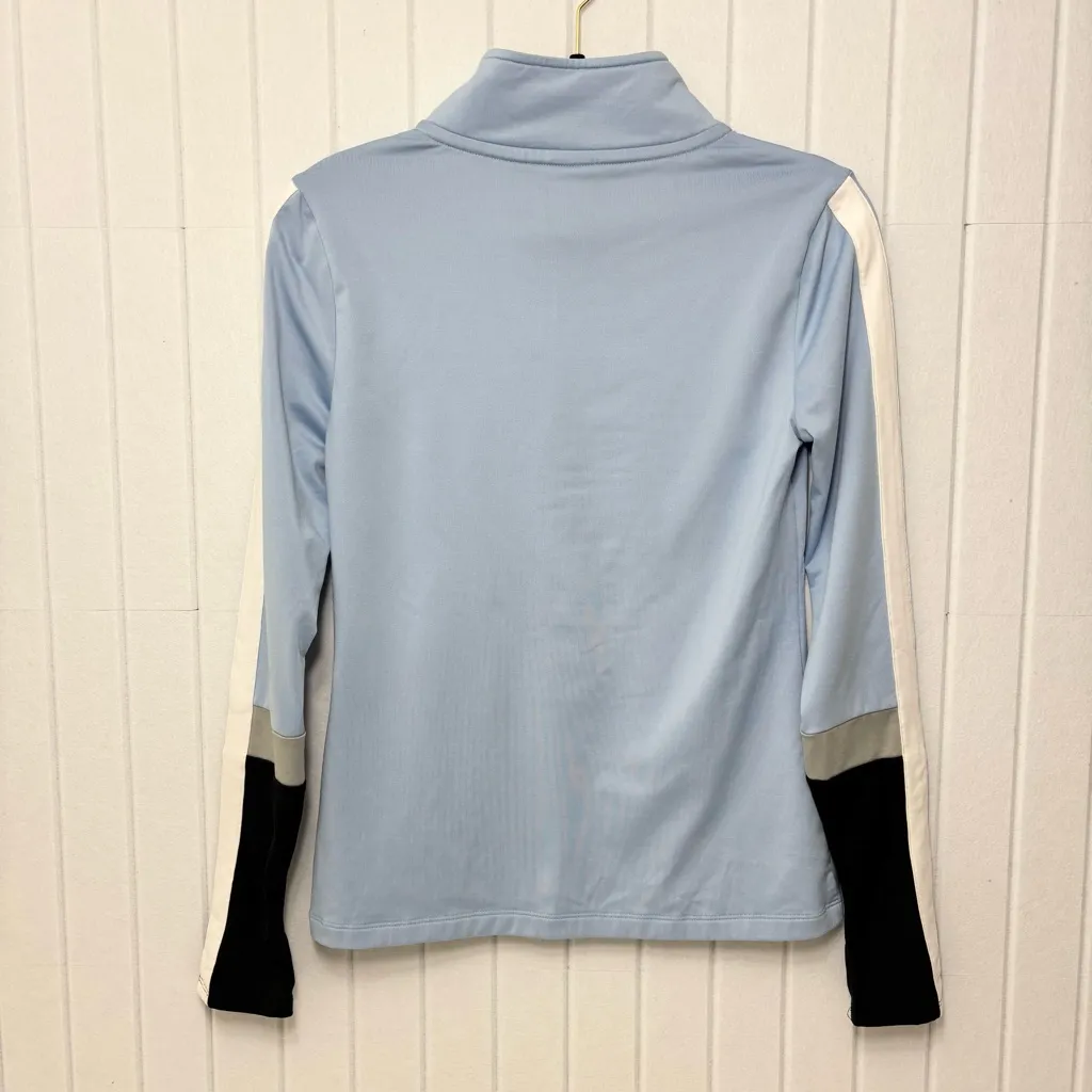 PINK Victoria's Secret ULTIMATE Sky Blue Quarter-Zip Hoodie Size‎ S - Image 5