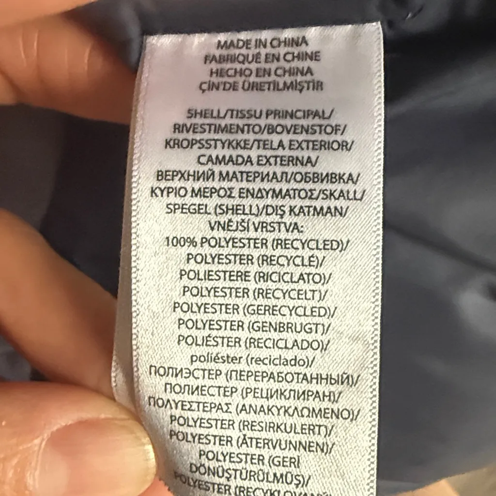 Polo by Ralph Lauren Dark Blue Parka Jacket Size Large Navy Down Puffer Coat - Image 10