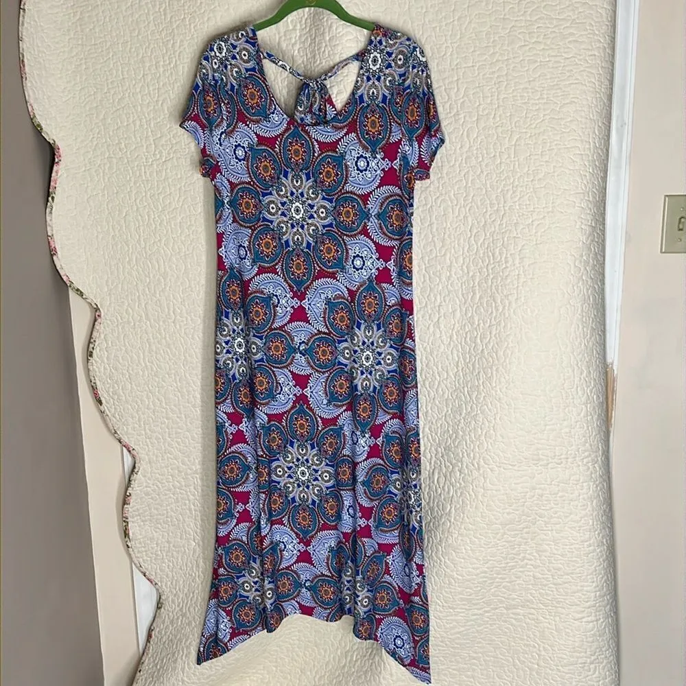 Chico’s Medallion Cluster Print Maxi Dress - Image 3
