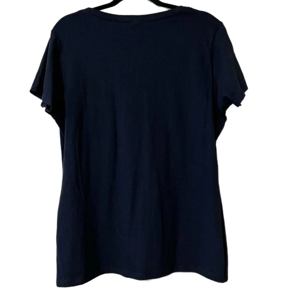 Port & Company Gilmore Girls Luke’s Diner pullover short sleeve v - Image 2