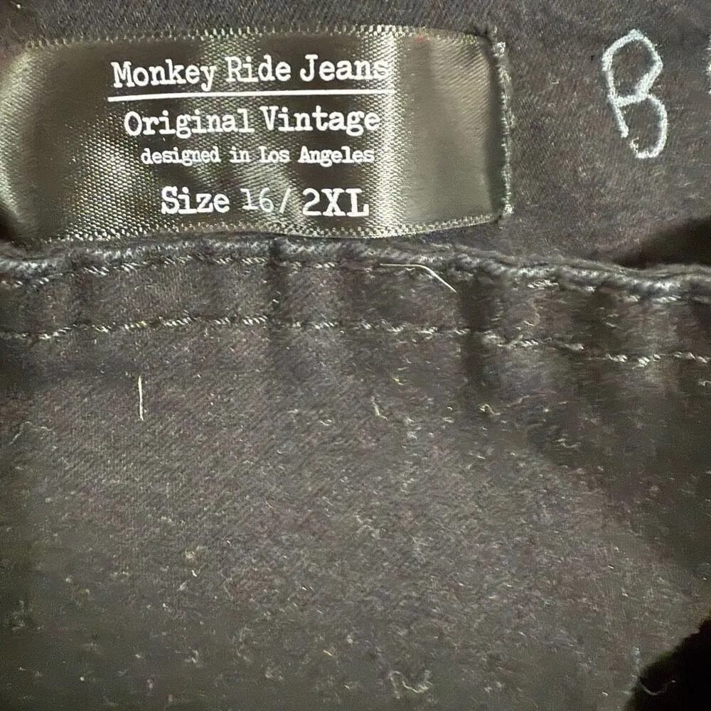 Monkey ride jeans original vintage Womens 16/2X‎ ￼ - Image 3
