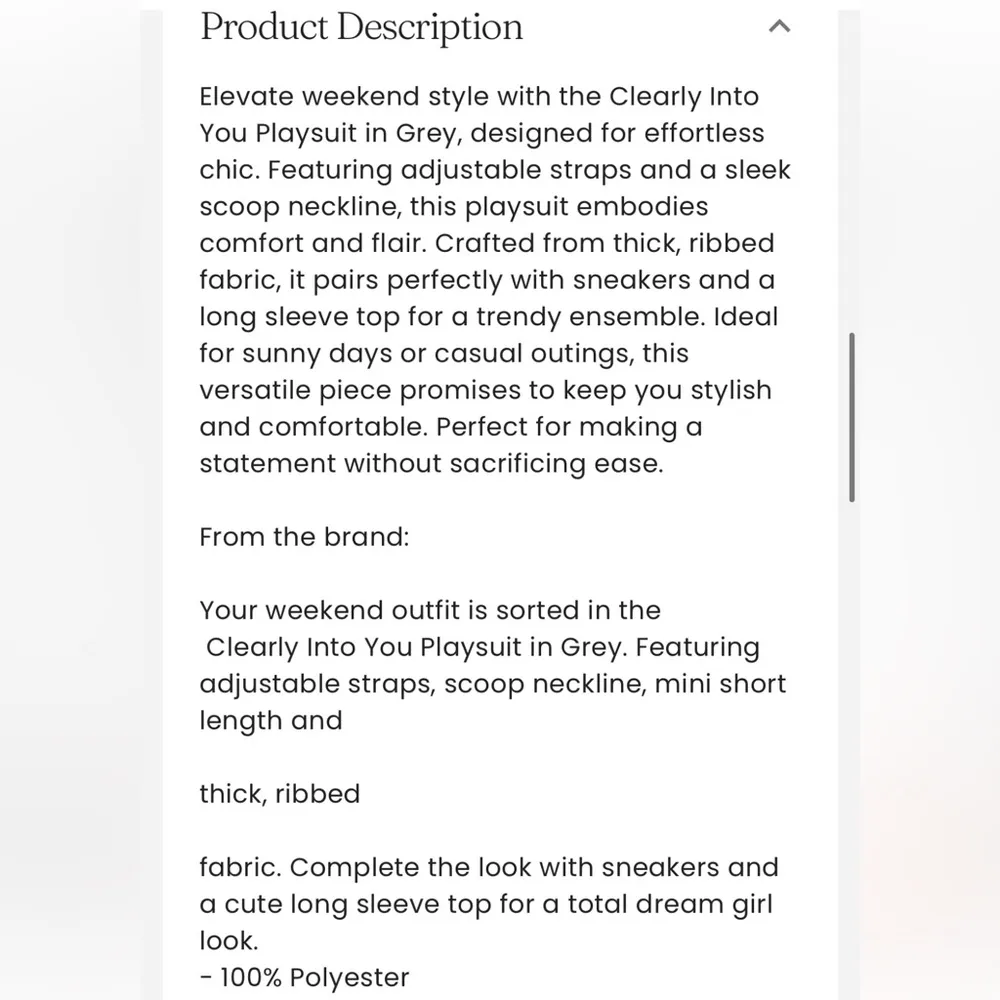 Clearly Into You Ribbed Playsuit - Grey - Image 6