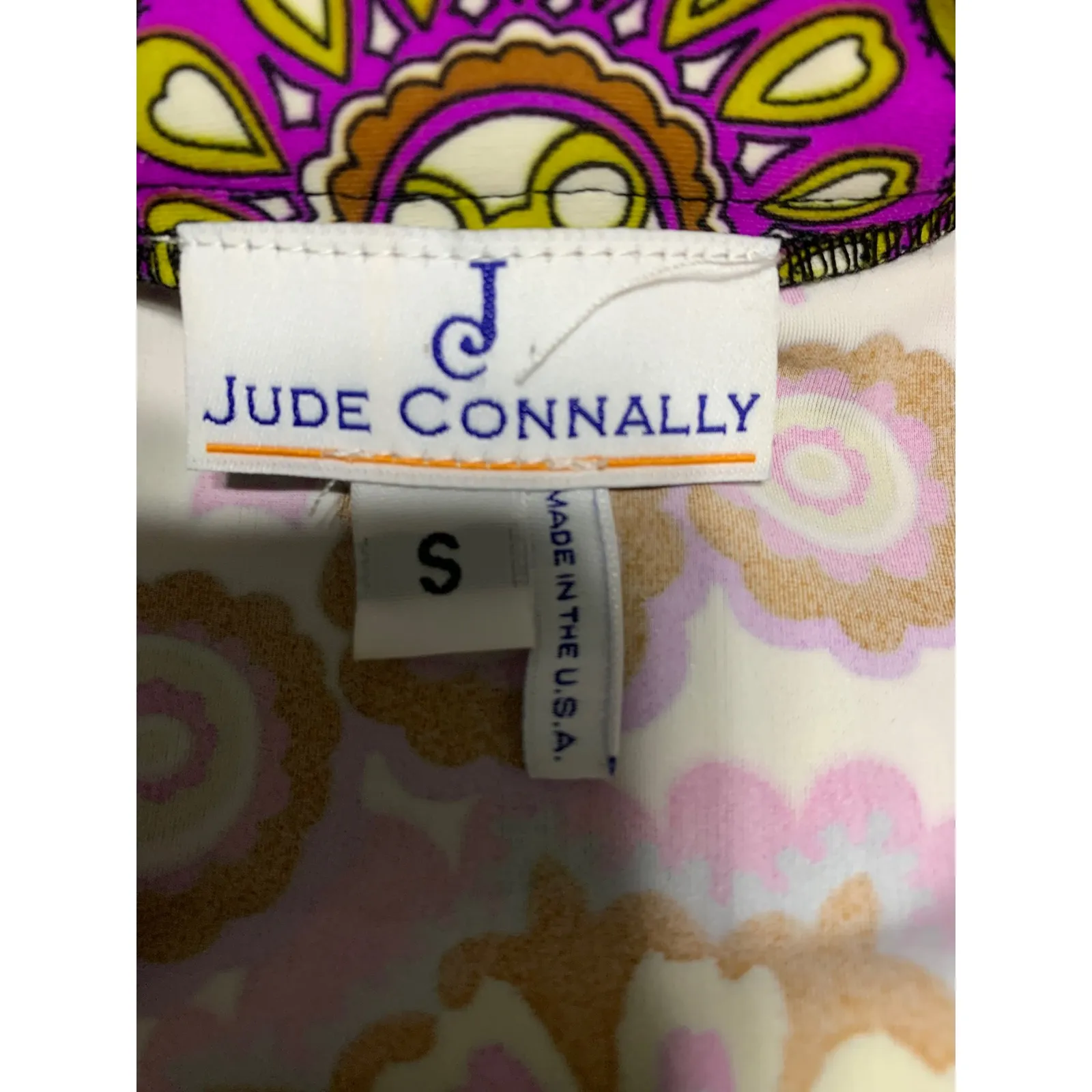 Jude Conally floral paisley shift dress size small boho autumn comfy‎ career - Image 4