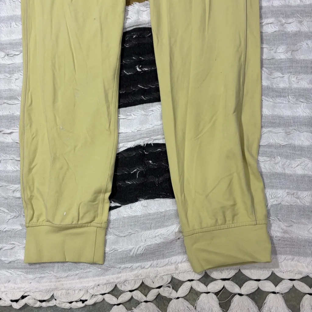 Lululemon Jogger Womens 8 Yellow Sweatpants Drawstring Knit Hi Rise Running Gym - Image 3