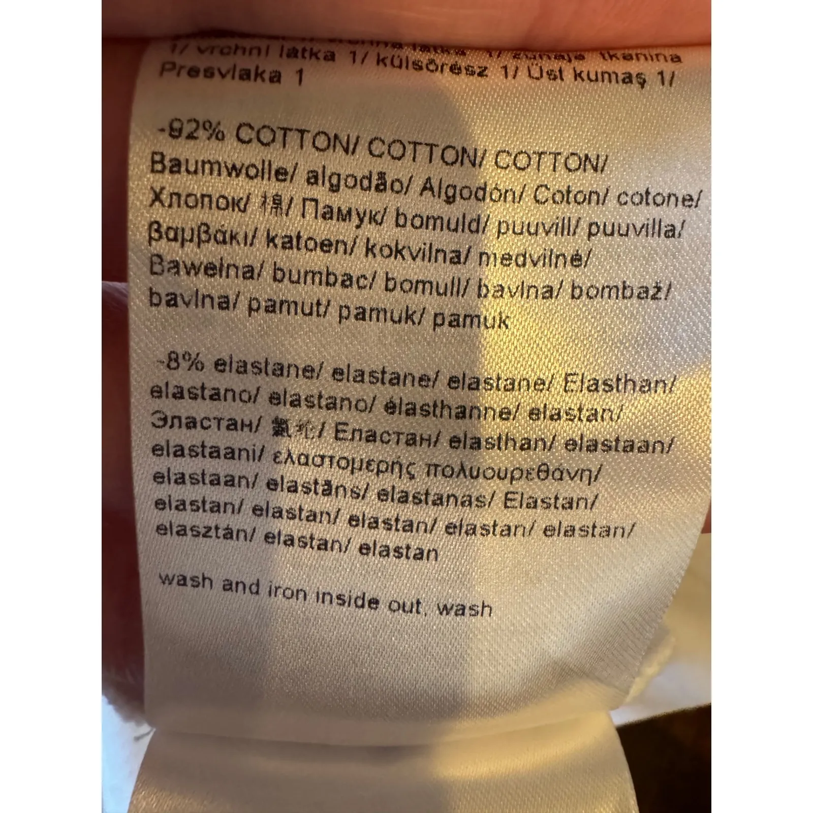 Escada Shirt Women XL White Sequin Logo Short‎ Sleeve Round Neck Tee Luxury - Image 9