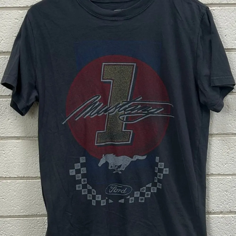 Ford Mustang Gray Tee size M Size M - Image 8