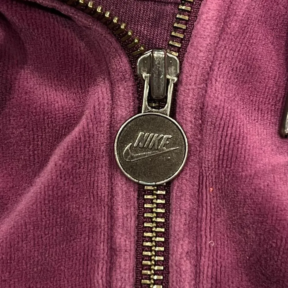★ Nike Velour Full Zip Velvet Pink Athletic Women’s Hoodie ★ - Image 7