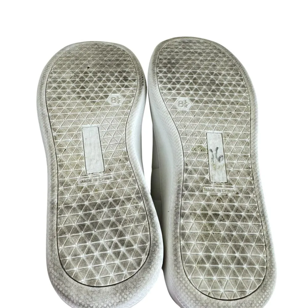 REPORT White Lace Up Platform Casual Sneaker Tennis Shoes Women's Size 8.5 - Image 6