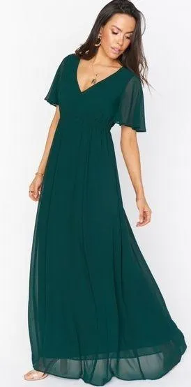 show me your mumu emerald green dress Jasmine Halter Mini Dress ~ Deep Emerald Luxe Satin – Show Me Your Mumu main image 0