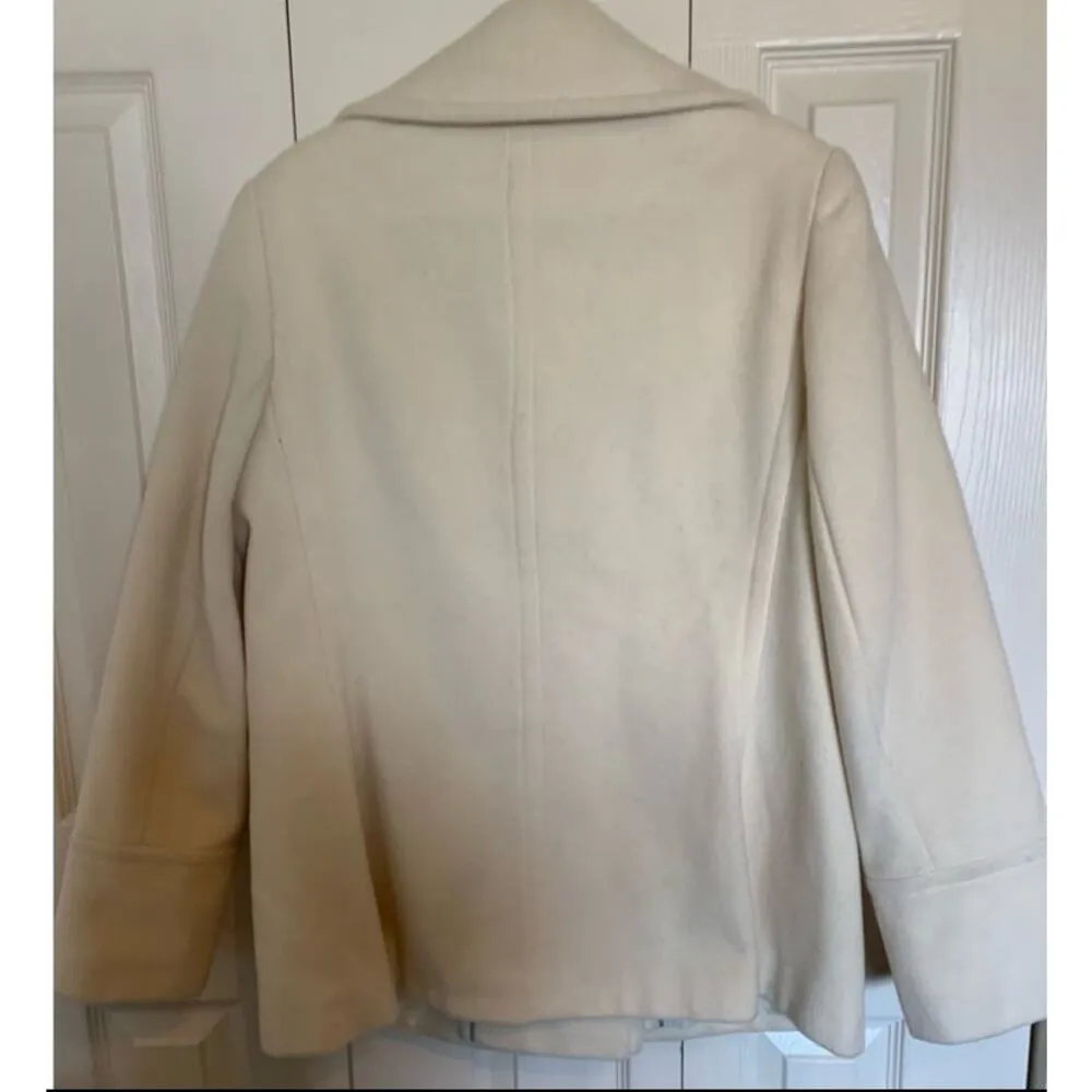 Preston & York wool blend peacoat double breasted size 12 Black - Image 3