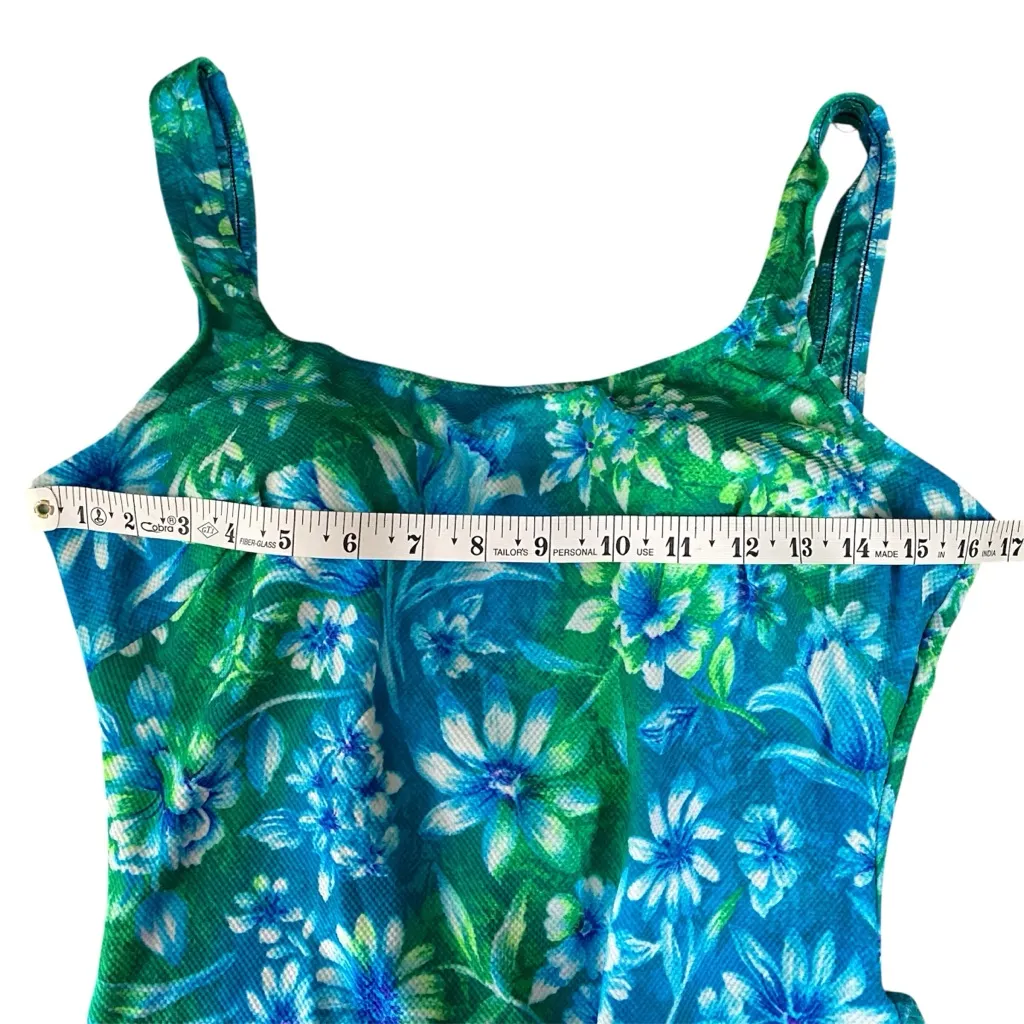 Vintage Swimsuit One Piece 80s Size M - Image 4