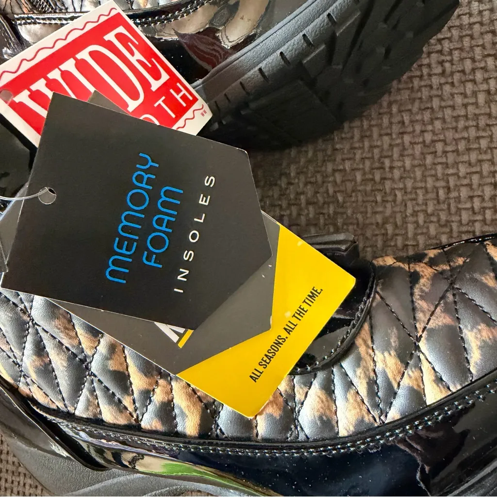 Khombu Molly Waterproof Leopard Print Snow Boots Wide 5W Thermolite Winter Boot - Image 8