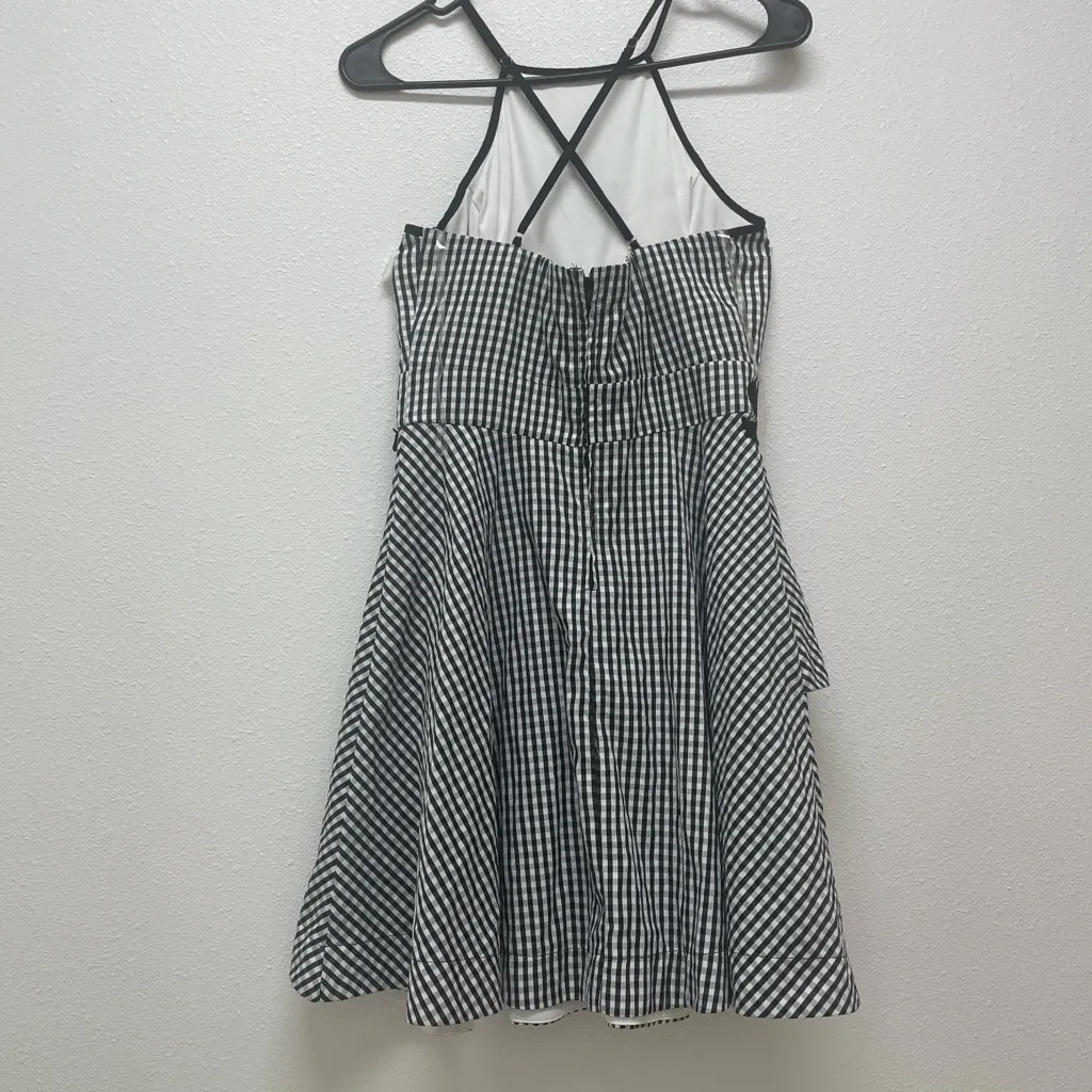 Speechless Black and White Gingham women’s Dress. Size M - Image 7