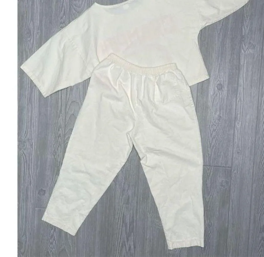 Vintage potato sack short sleeve shirt & pants muslin cotton champion potato sac - Image 7