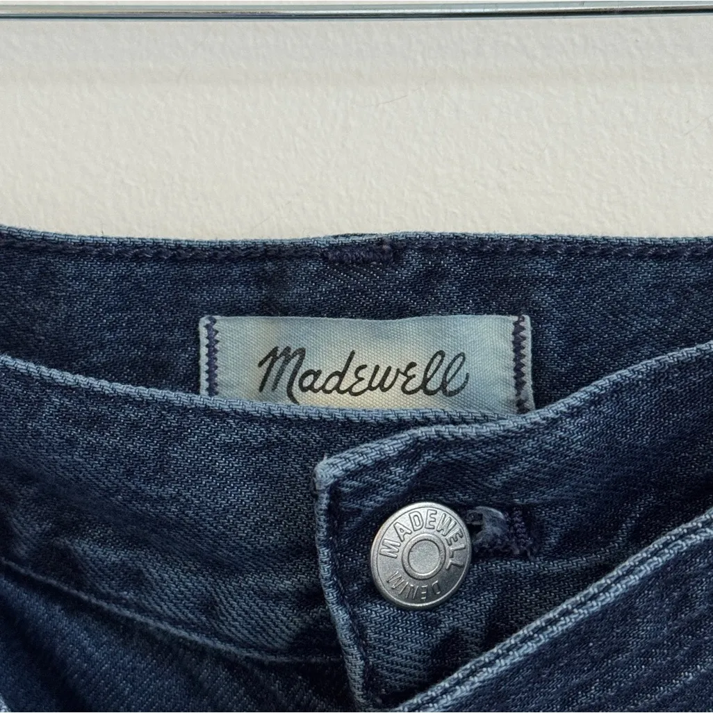 Madewell Belted Wide-Leg Cargo jeans in Marlberry Wash Size 32 - Image 5