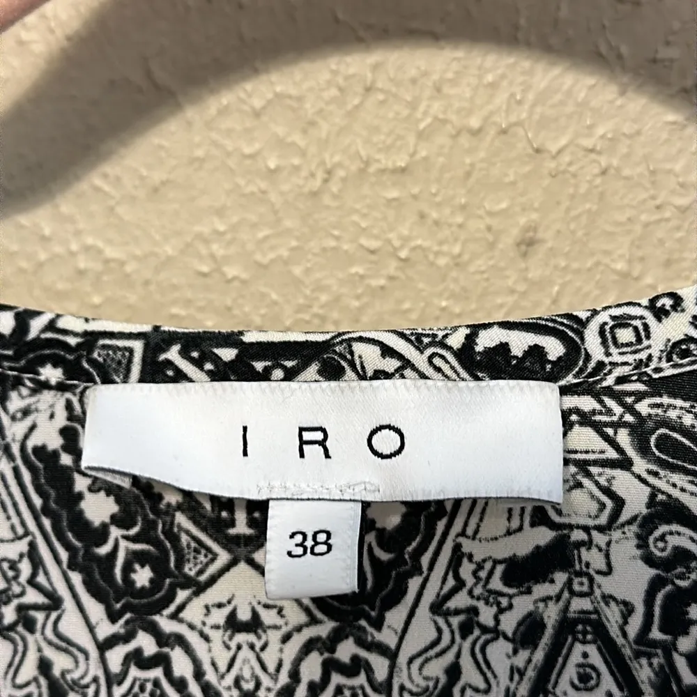 IRO  Dalanie Printed‎ Top Size 38 Size 2 - Image 5