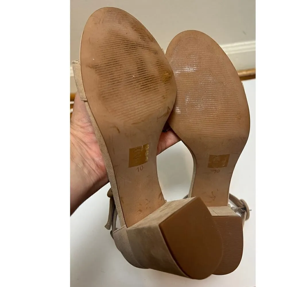 Madewell Regina Suede Ankle Strap Sandals Sz. 10 - Image 6