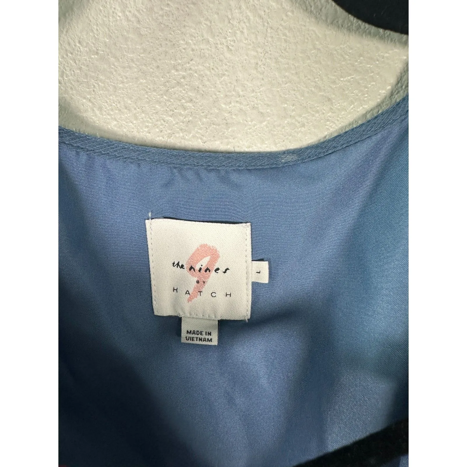 The Nines by Hatch Blue Floral Flutter Sleeve Boho Bohemian Maxi Dress Large Size undefined - Image 2