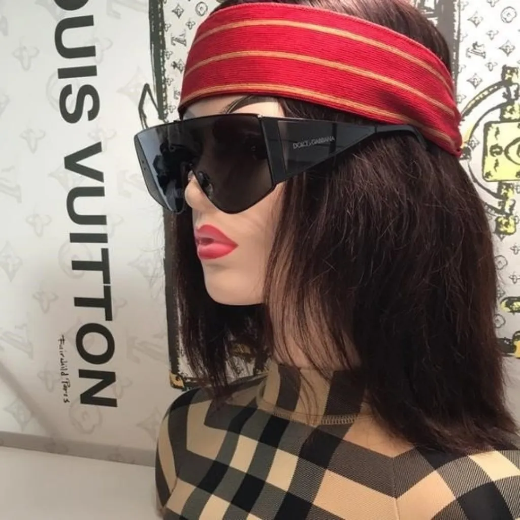 New Authentic Dolce & Gabbana DG2305 Shield Sunglasses - Image 7