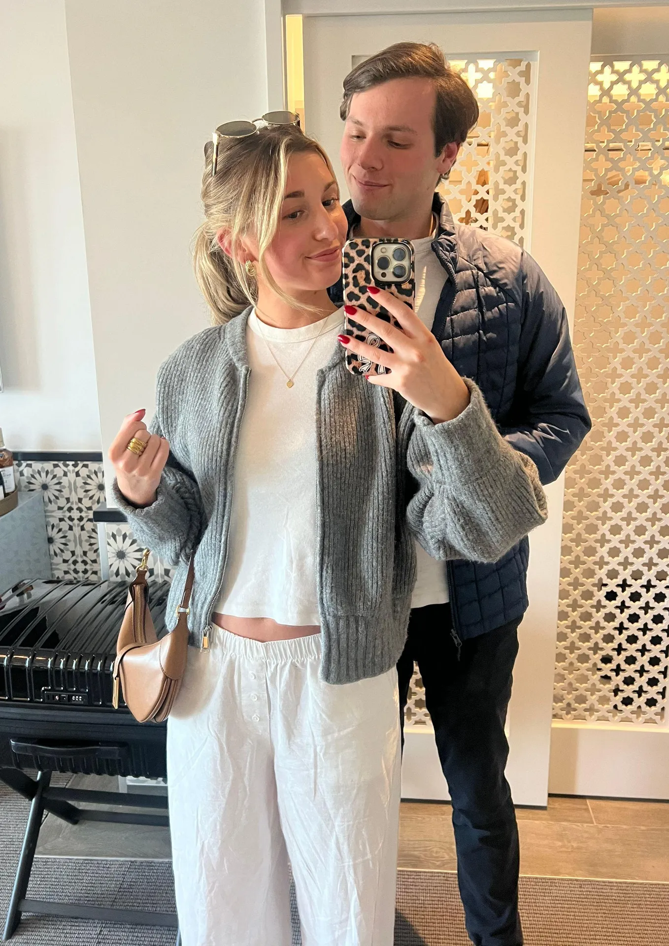 GREY BOMBER KNIT - Image 3