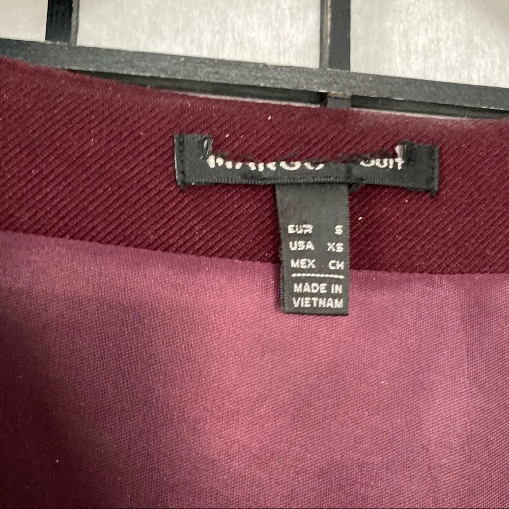 Jason Wu Merlo Bodycon Long Sleeve Ribbed V-Neck Above Knee Dress Red Xsmall - Image 5