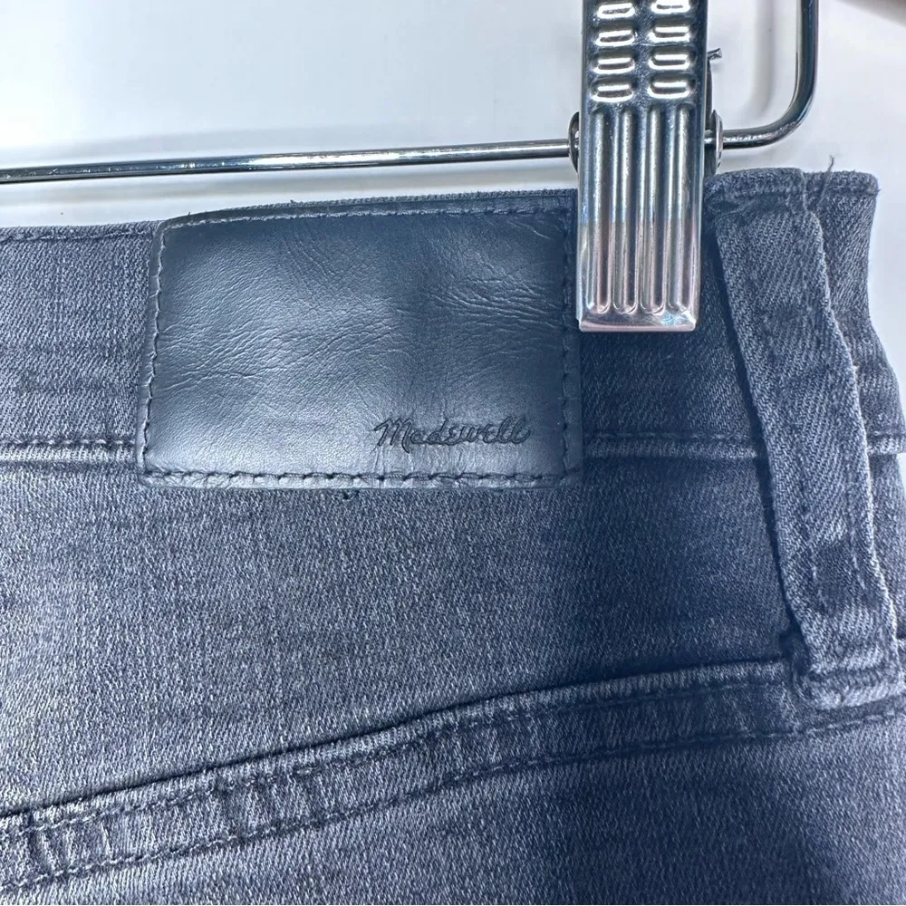 Madewell Berkeley Black 10" High-Rise Skinny Jeans Button-Through Edition - Image 6