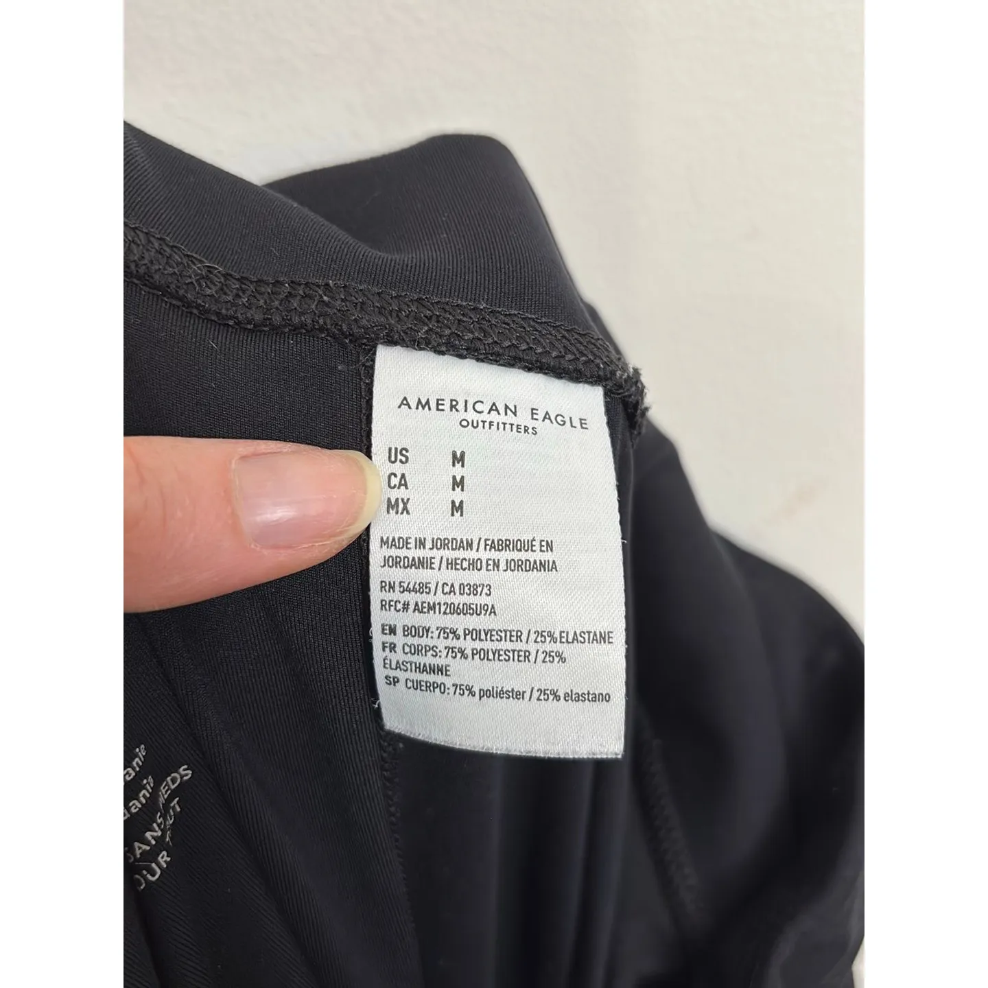 American Eagle Leggings Womens Medium Black The Everything Highest-Rise Pocket - Image 4