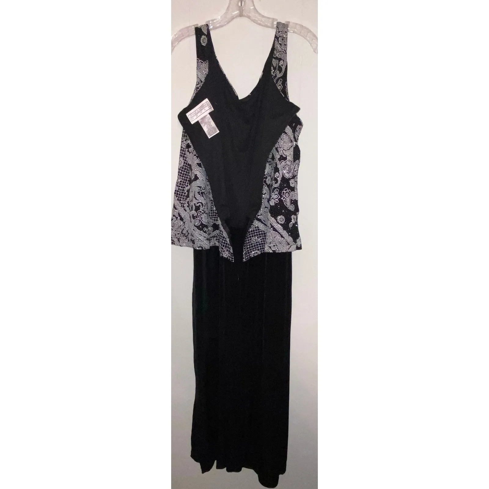 Jessica Howard Slinky Liquid Knit Holiday‎ Party Dress Sparkle Glitter Size 20 - Image 4