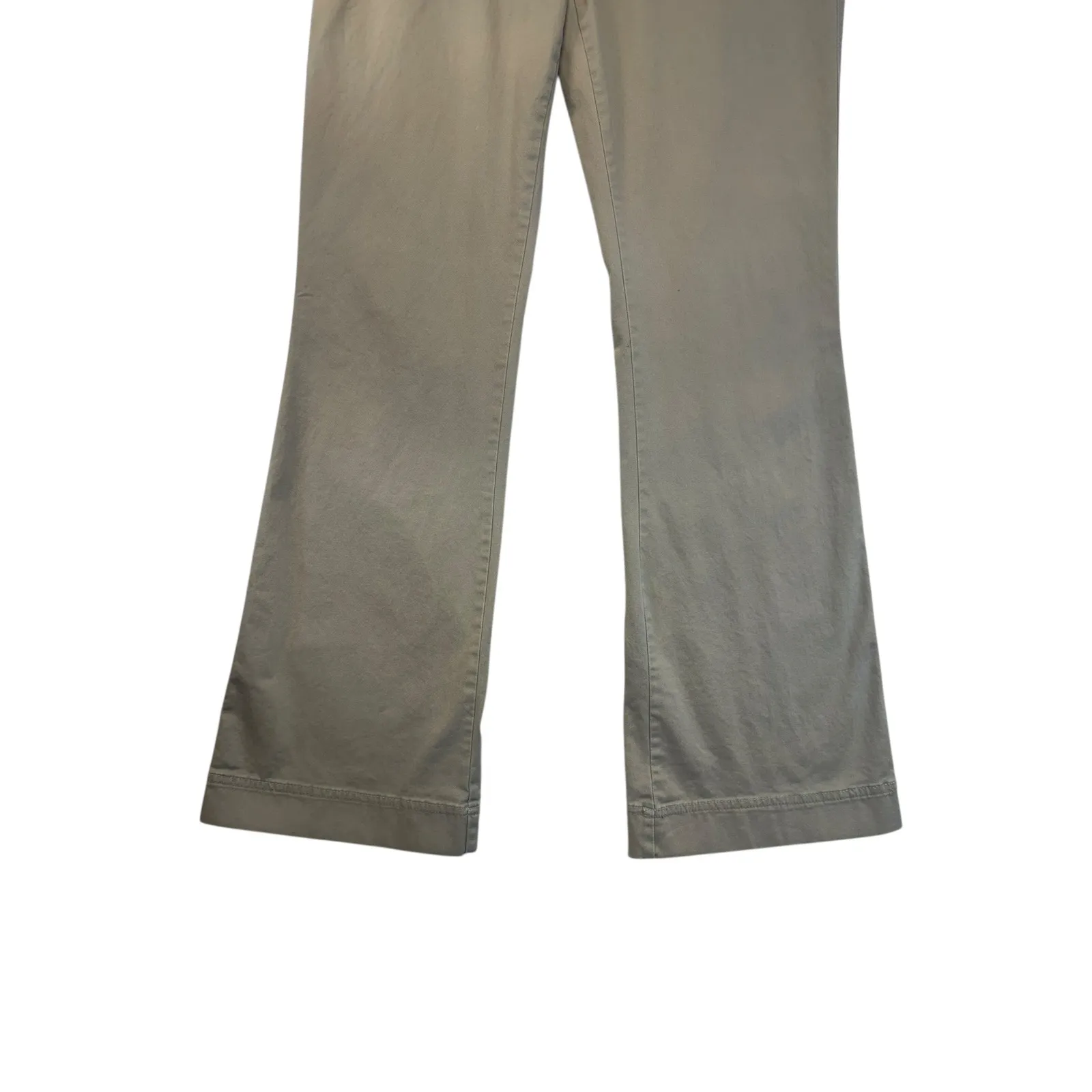 American Eagle Outfitters Women Khaki Bootcut Flare Pants Y2K 90s Retro Sz 10 - Image 4