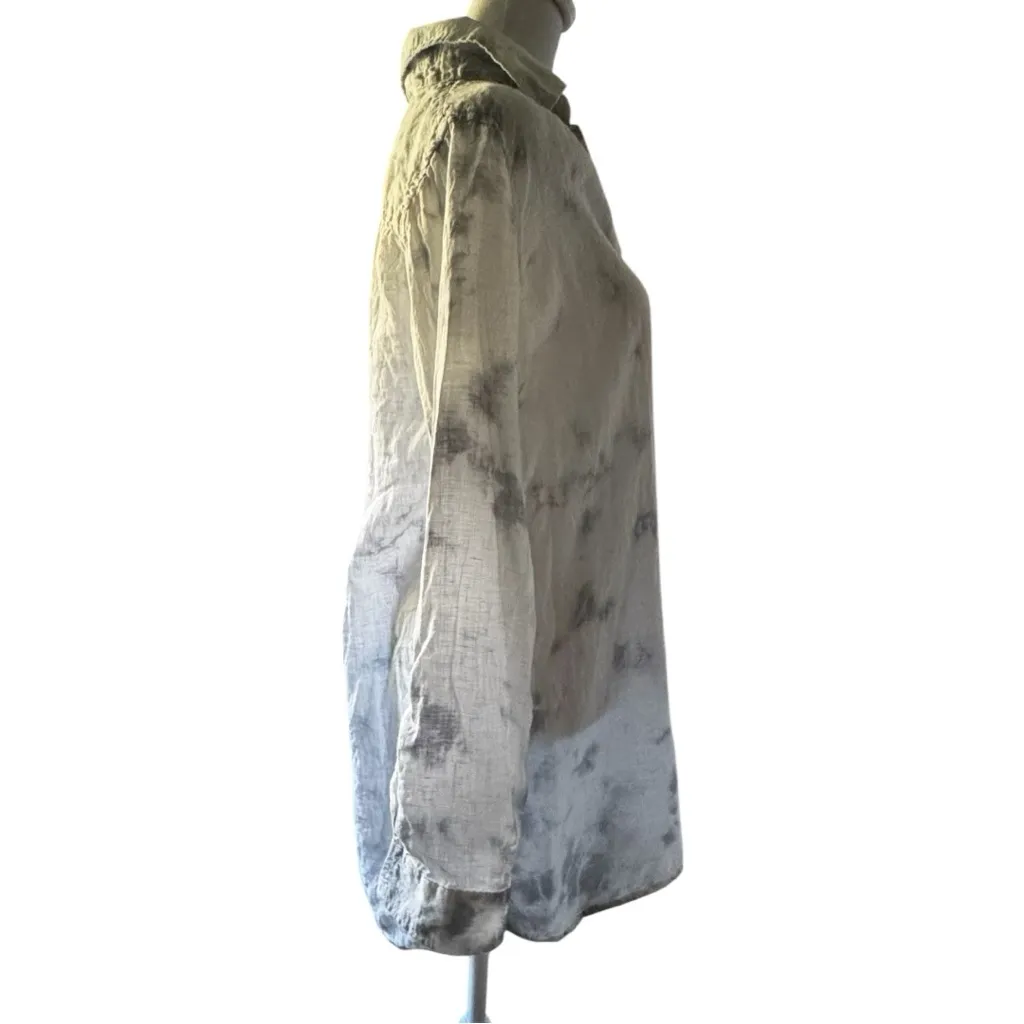 C&C California Elegant Linen Women's Top Sz S - Image 2