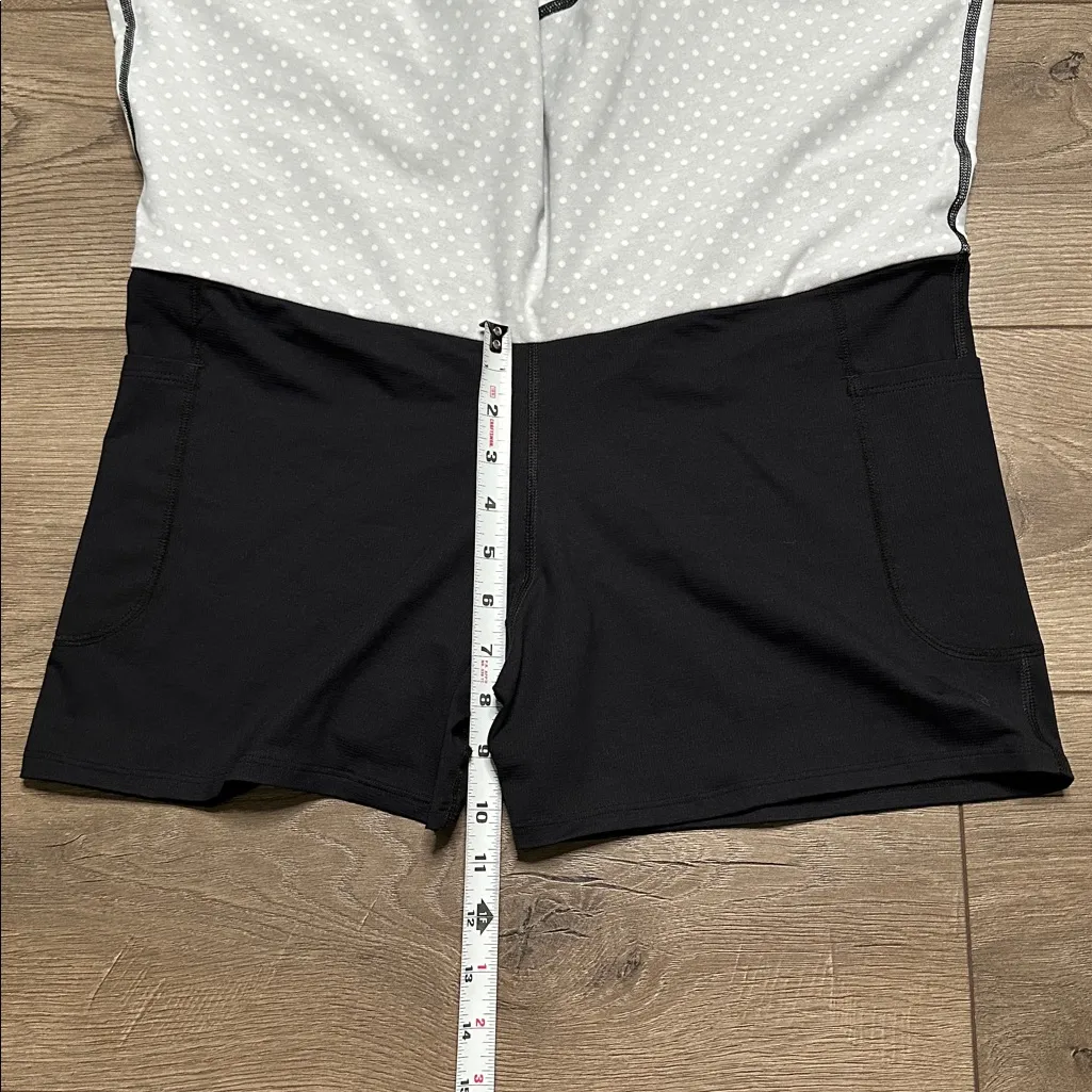Dona Jo 16" JoJo Skirt Skort High Rise Black Polka Dot Size XL - Image 10