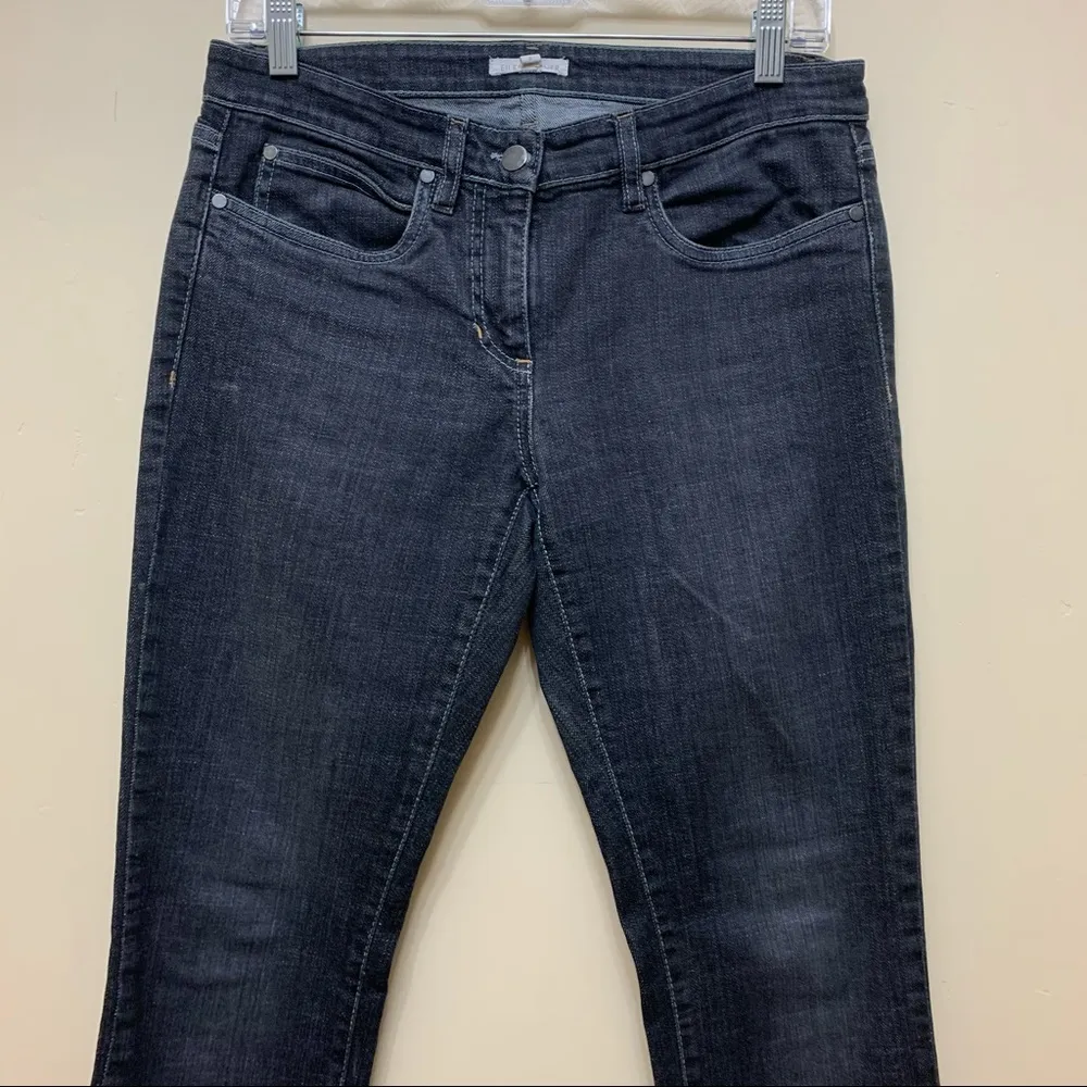 Eileen Fisher Skinny Low Rise Black Jeans Size 6 - Image 4