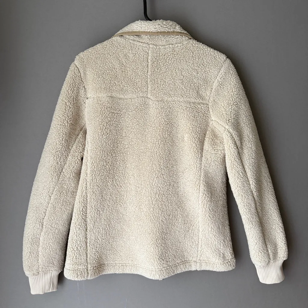 The North Face sz S‎ cream fleece jacket - Image 8