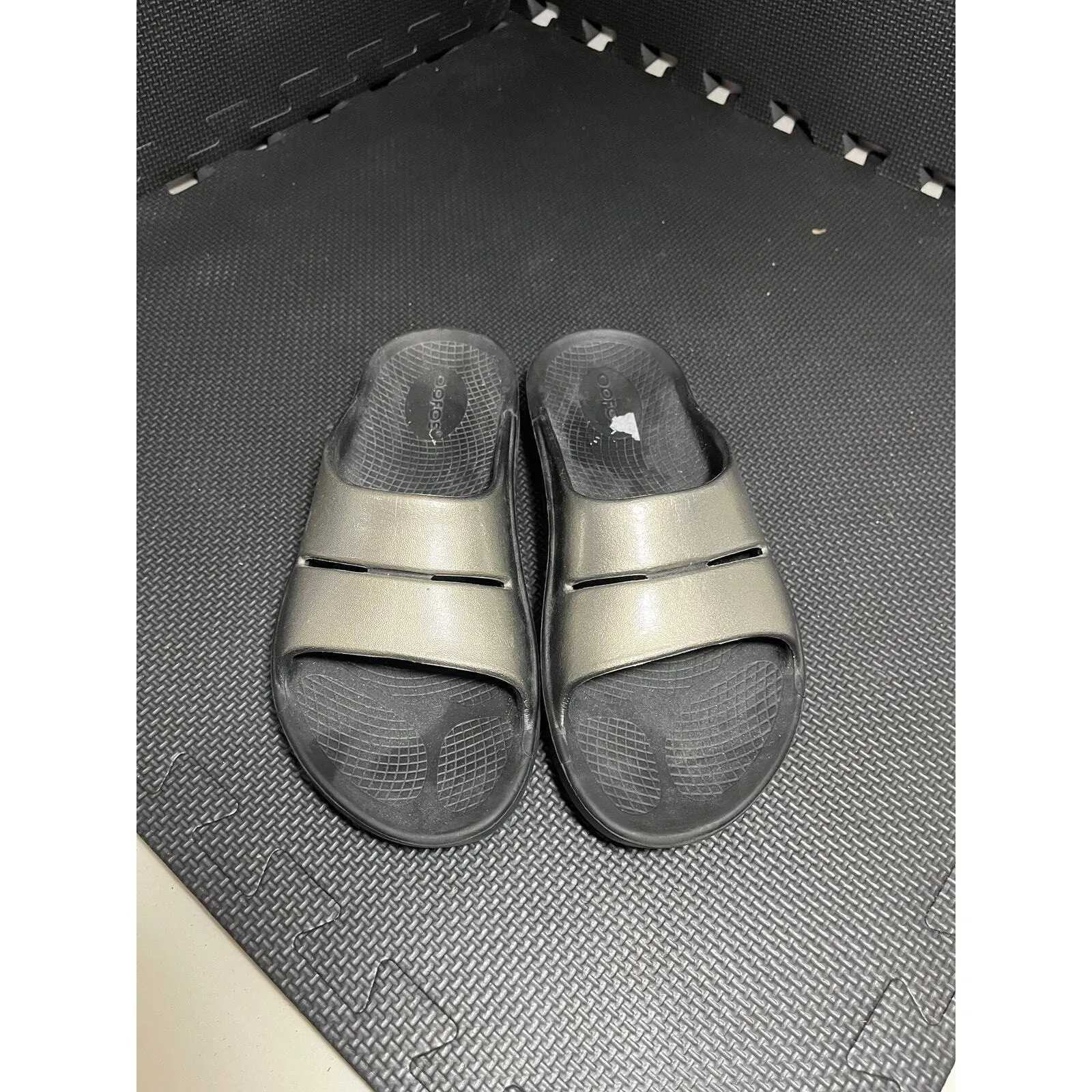 Women's Oofos Ooahh Luxe Slide Sandal Size 7 Recovery Comfort - Image 2