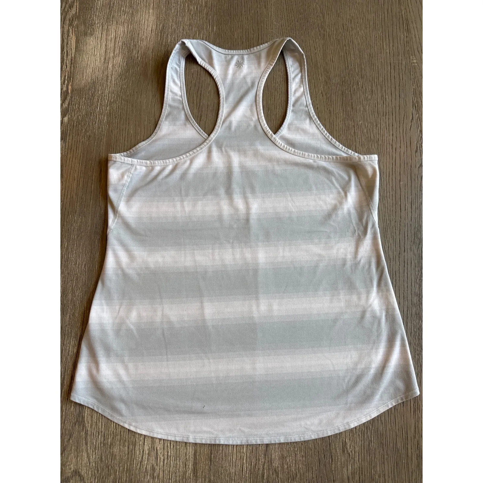 Athleta Striped Tank Top Racerback‎ Sleeveless Athletic Casual Womens XL - Image 6