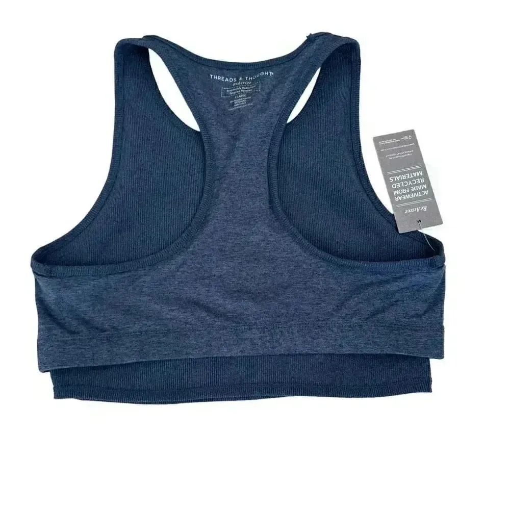 THREADS 4 THOUGHT Reactive Kensi Rib Sports Athletic Women’s Bra SZ XL #1878 - Image 4