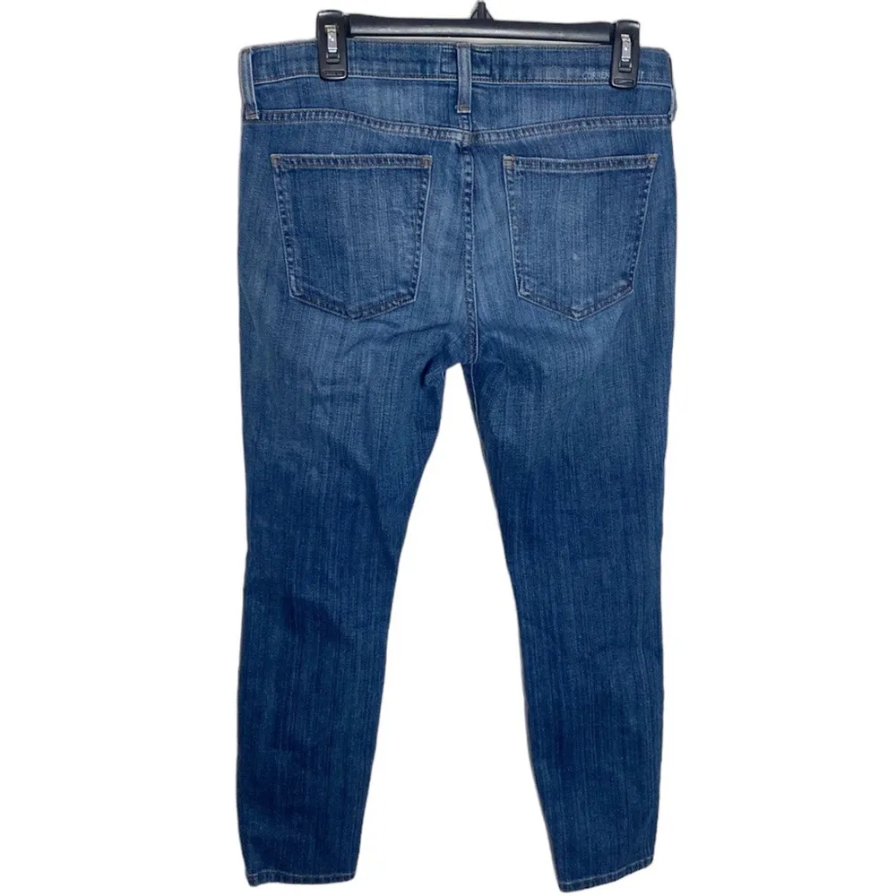 Current Elliott the stiletto windmill destroy slim jeans busted knee size 25 - Image 3