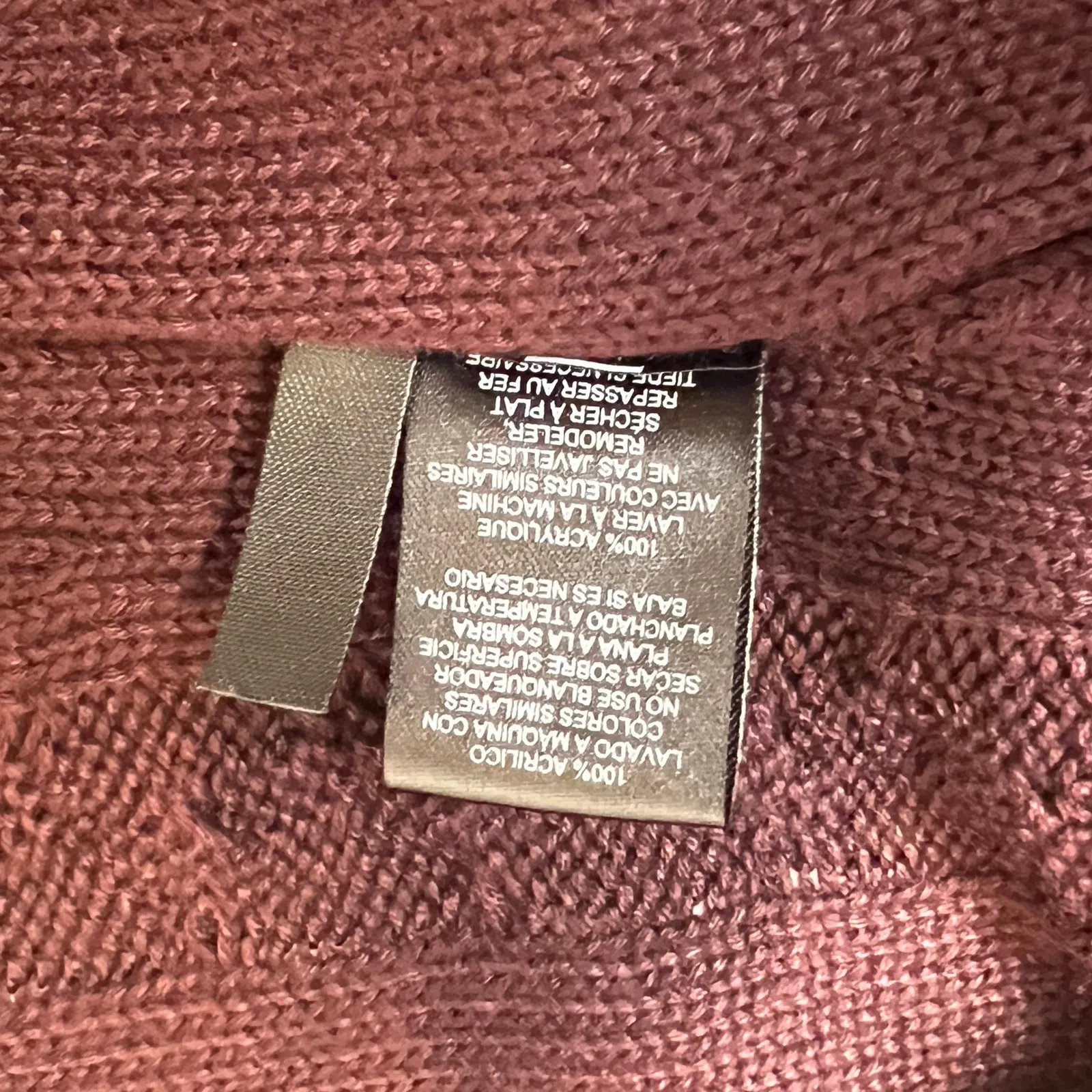 Jessica Howard Women's Size S Burgundy Cable Knit Sweater Dress Long Sleeve - Image 8