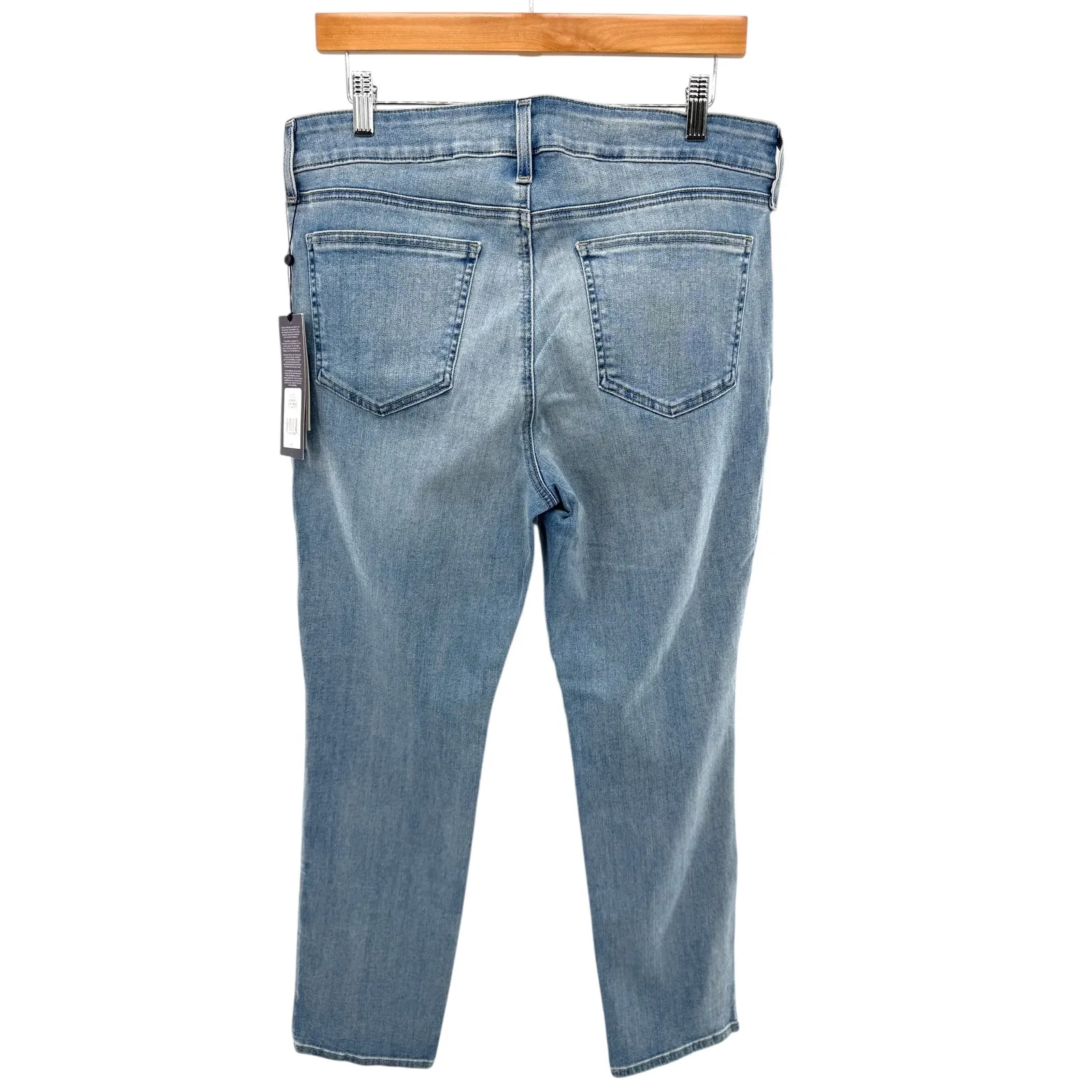 NYDJ Alina Ankle Jeans Dreamstate Blue Stretch Denim Lift Tuck Tech‎ NWT Sz 12 - Image 3