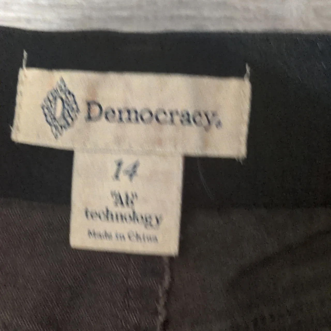 Democracy An Technology Brown And Black Checkered Jeans Size 14 - Image 4