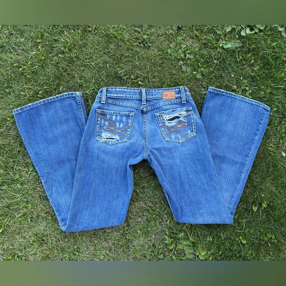 BKE Blue Flare & Wide Leg Jeans - Image 2