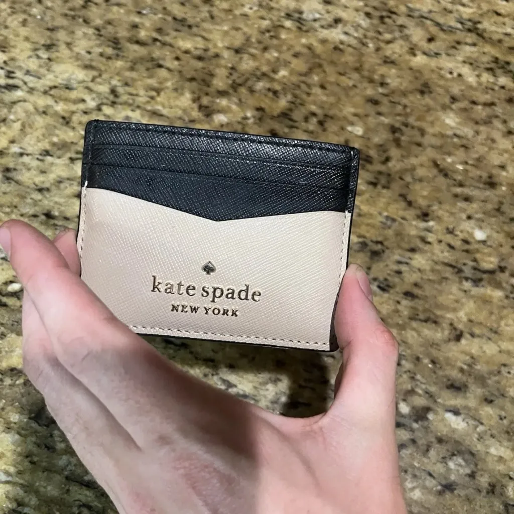 Kate Spade NY Staci Slim Card Holder Warm Beige - Image 4