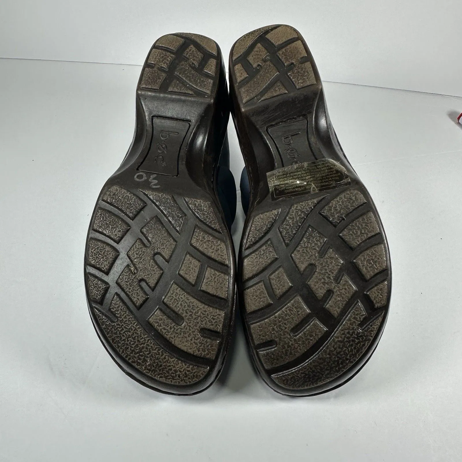 BOC Born Concept Peggy Womens Taupe Suede Slip On Wedge Clog Shoes Size 7 - Image 7