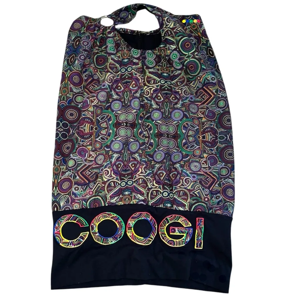 Vintage y2k early 2000s COOGI one shoulder mini dress - Image 2