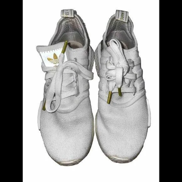 adidas NMD_R1 Women's Running Shoes Floral‎ Print White Size 7 - Image 2