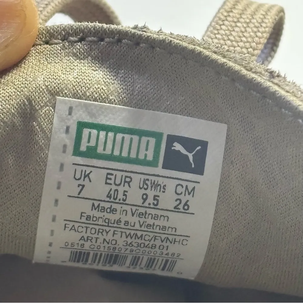 Puma Match Lo Snake Women's Shoes Chinchilla-Gold 363048-01 Size 9.5 - Image 10