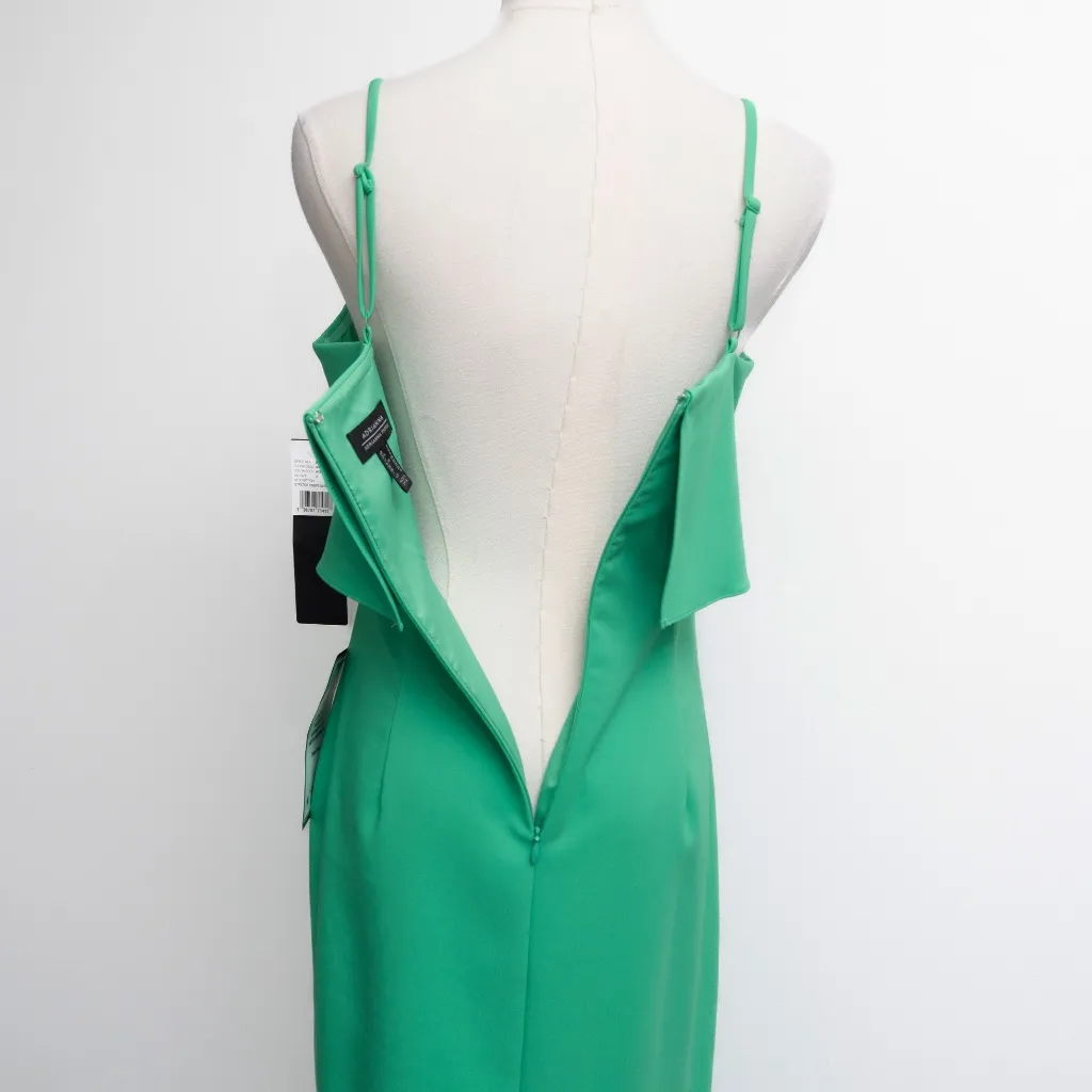 Adrianna Papell - Stretch Crepe Fringe Midi Dress - Image 12