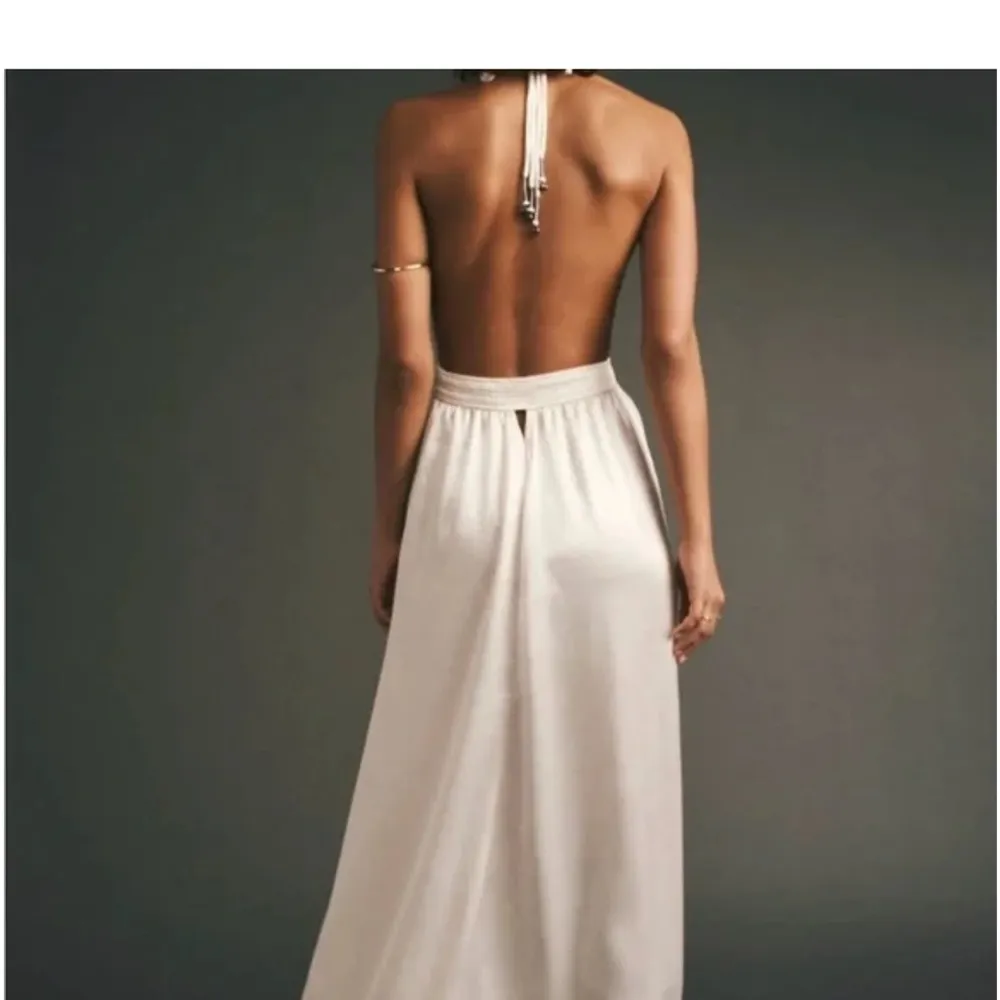 Free People White Halter Maxi Dress - Image 3