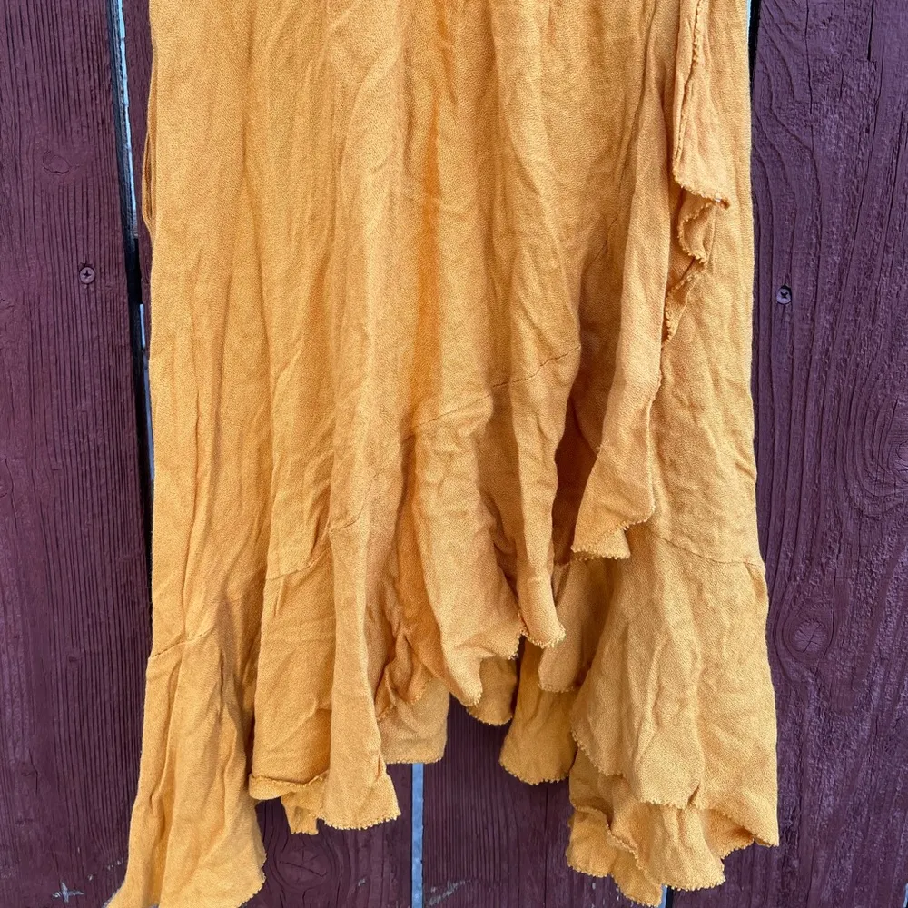 Cleobella Maxine Embroidered Dress Yellow Citrine Size Xsmall - Image 8